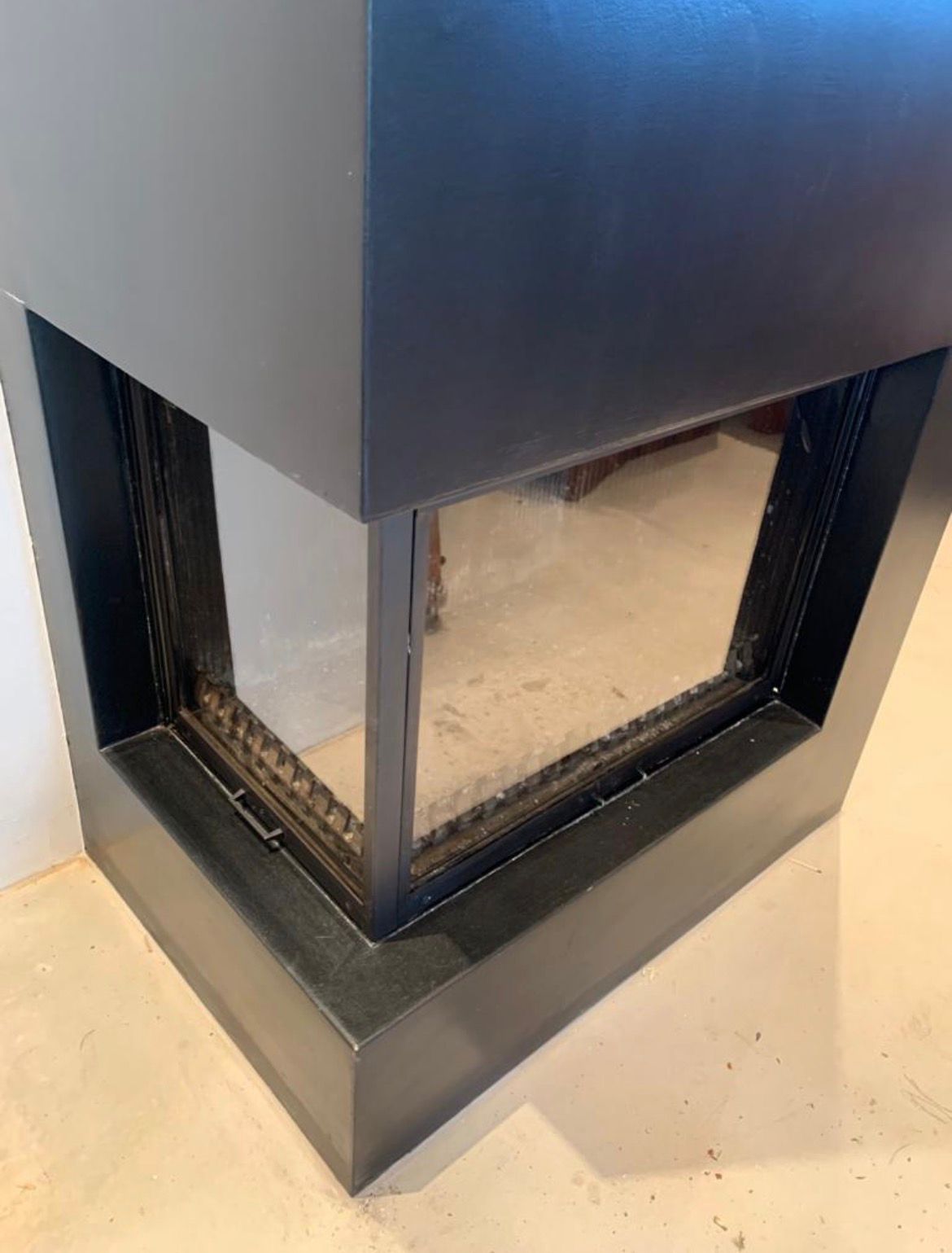 Kamin gereinigt